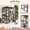 Black+Natural+Wood+American Design, variant on XIZE Outdoor Cat Enclosure Fir Wood Catio Outdoor Cat House Patio Cat Playpen with Sleeping Houses,Jumping Platforms,Scratching Post and Secure Doors for Cats,Black+Natural