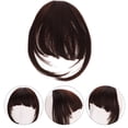 thumbnail image 4 of Extensión de cabello con flequillo falso con clip para mujer, 4 of 7