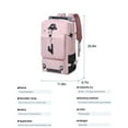thumbnail image 5 of Travel Backpack 50L New Premium - Unisex Extra Large Laptop Backpack for Hiking, Climbing & Business Trips, Waterproof,Pink, 5 of 21