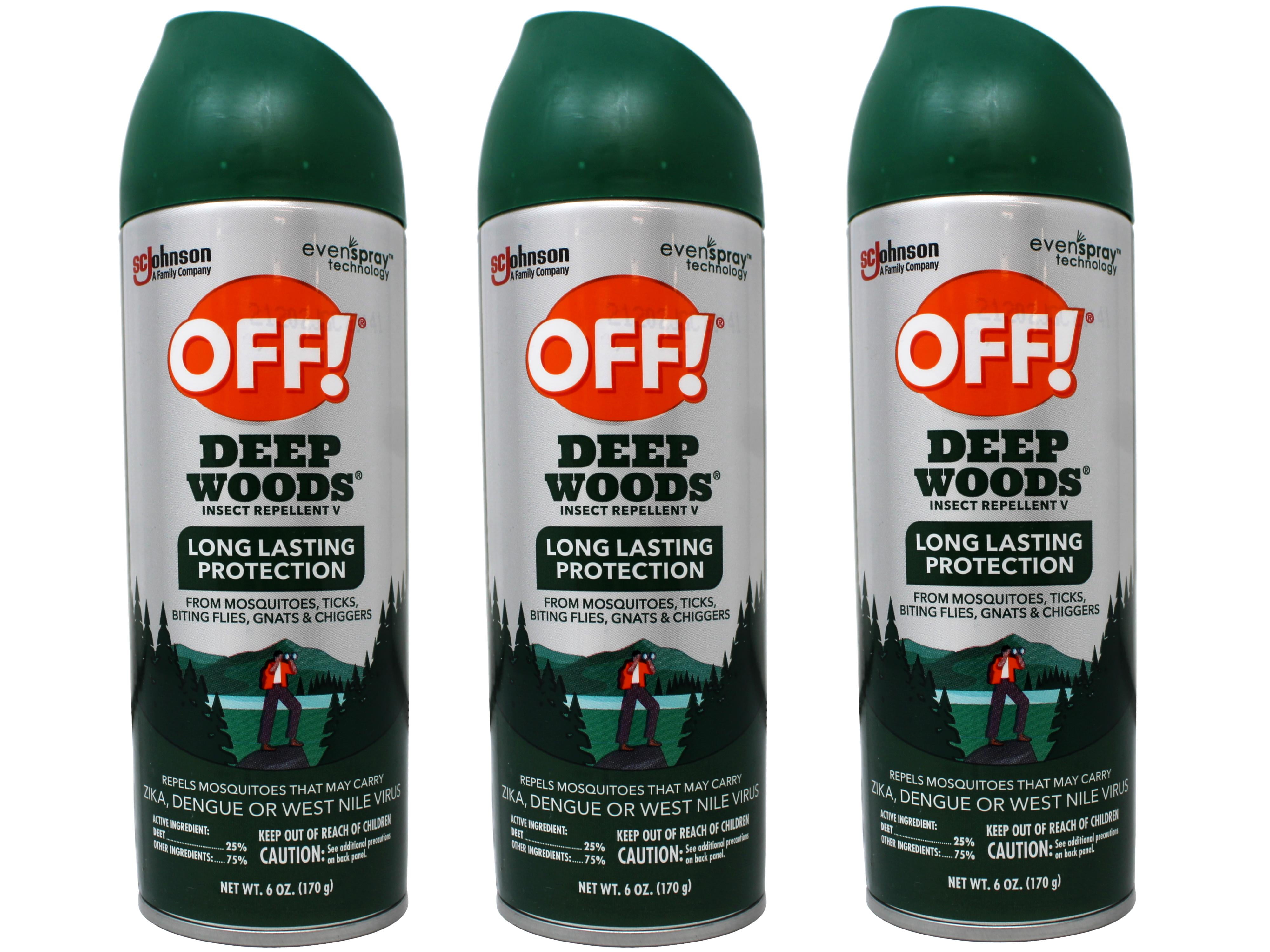 OFF! Deep Woods Insect Repellent Pump Spray – 6 Oz Pack Of 9, 25% DEET, Up To 8 Hour Protection For Camping, Hiking & Outdoors