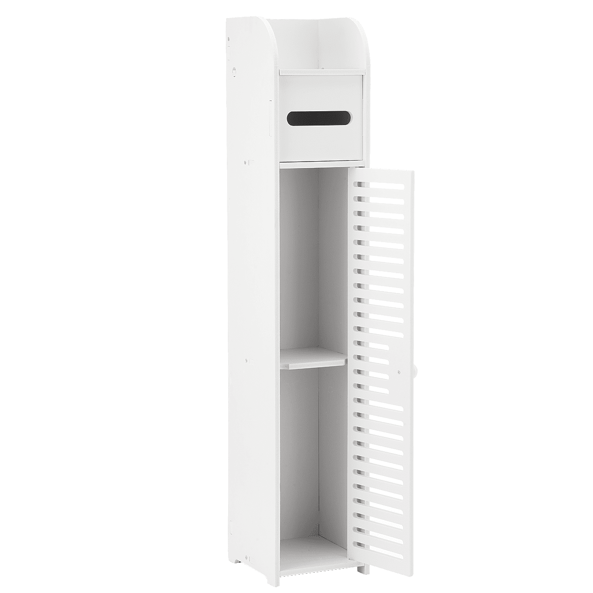 Oyajia 31in Small Bathroom Storage Corner with Doors and