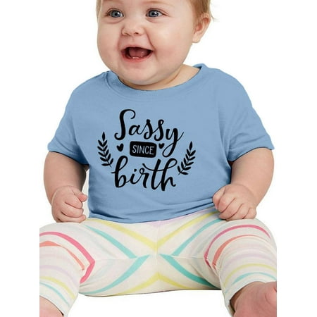 

Sassy Since Birth Garland T-Shirt Infant -Smartprints Designs 24 Months