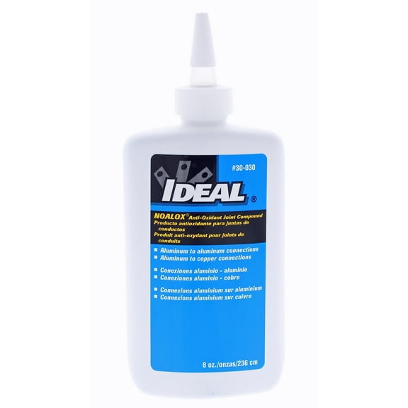 IDEAL Electrical 30-030 Noalox Anti-Oxidant - 8 oz. Bottle, Anti-Oxidant for Aluminum Electrical Applications, Reduces Galling CA1