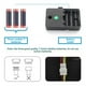 thumbnail image 5 of Cerradura de Cajón de Dactilares Inteligente Gabinete Muebles Cerradura de Inducción Sin Llave Electrónica Locker Bloqueo de Contraseña Antirrobo, 5 of 5
