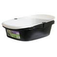 Vibrant Life Sifting Cat Litter Box, 2 Open Top Plastic Cat Litter Pans