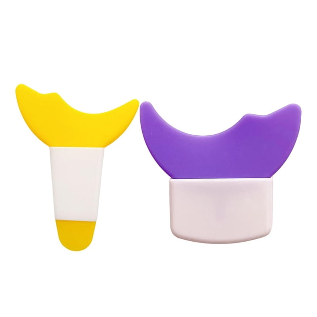 Plantillas de delineador de ojos Macarena Silicona 2x S Violeta L Amarillo