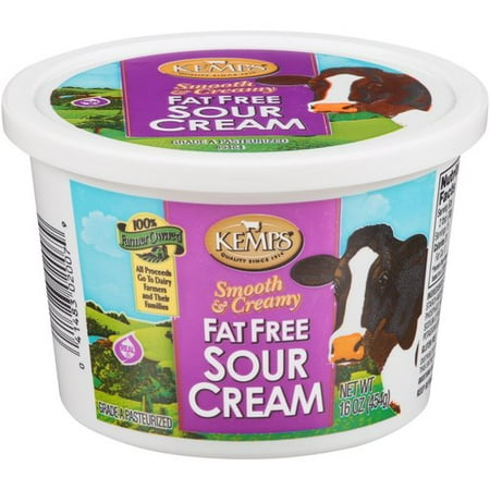 Kemps Fat Free Sour Cream, 16 oz