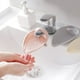 thumbnail image 4 of Extensor de grifo para niños pequeños, 3 piezas de silicona para fregadero de baño, bañera (beige+rosa+gris), 4 of 5