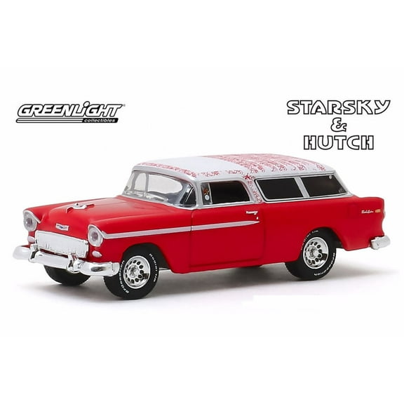 1955 Chevy Nomad, Starsky and Hutch - Greenlight 44855A/48 - 1/64 scale Diecast Model Toy Car