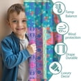 thumbnail image 3 of Blackout Kids Curtains,Boho Bohemia Pioneer Flower Childrens Insulated Curtains Set Of 2,Bedroom Essentials,Toddler Room Decor 42"x63"(106x160cm), 3 of 3
