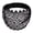 Black Circle, variant on SmartBy Faux Pearl Embellished Lace Headband Women High Elastic Wide Hair Band with 5 Petal Flower Design Hair Accessories