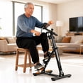 thumbnail image 2 of Gymax Exercise Bike w/ Adjustable Resistance LCD Monitor Hands & Feet Massage, 2 of 10
