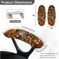 thumbnail image 6 of Xoenoiee Deer Camo Forest Print Office Chair Cover with Armrest Covers, 3 PCS Stretch Desk Chair Cover Gaming Chair Covers Washable Computer Chair Slipcovers, Small, 6 of 6