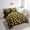 Brown Gold, variant on Erosebridal Brown Leopard Print Bedding Twin Size, Gold Cheetah Printed Comforter Sets with Sheets, Wild Animal Duvet Set, Lightweight Bedroom Decorative, Reversible 7-Piece