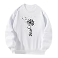 thumbnail image 4 of Sudadera para mujer, ropa deportiva, cuello redondo, sudadera, camisa, trajes, jersey, Tops para otoño, viajes, desplazamientos, vacaciones, caminar , S S, 4 of 8