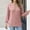 *Pink, variant on ClodeEU Womens Long Sleeve V Neck Sweatshirts,Cute Loose Fit Lightweight Pullover,Fall Casual Clothes Tops Beige,Womens Plus XXL