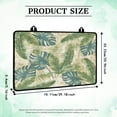 thumbnail image 7 of Renewold Ceramic Glass Stove Top Cover for Electric Stove, Non-slip Stove Mat Stovetop Protector Cover Multipurpose Desk Saver Pad for Counter Top, Monstera Banana Leaf Retro, 7 of 7