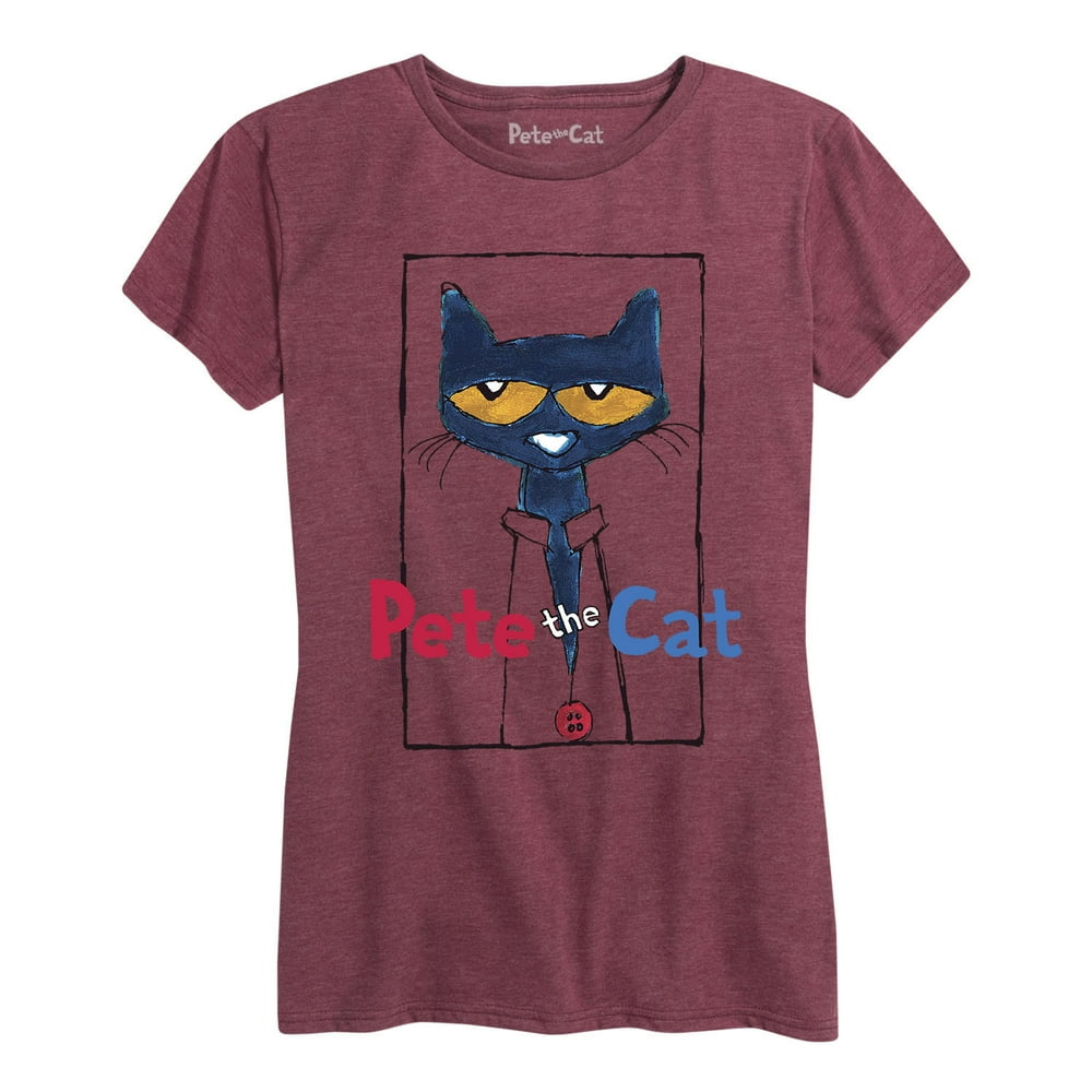 PETE THE CAT Pete The Cat Framed W Button Women's Short Sleeve