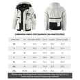 thumbnail image 2 of LEDUNTINO Men's Casual Jackets, Lightweight Thin MultiPocket Jacket Coat, Softshell Hooded Jacket, Outdoor Windbreaker, 2 of 7