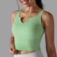 thumbnail image 6 of qolati Womens Crop Tank Tops Ribbed Sleeveless Basic Workout Tops Fitness Sports Running Yoga Shirts Tops No Padding, 6 of 7