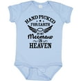 thumbnail image 3 of Inktastic Handpicked for Earth by My Meemaw in Heaven with Angel Wings Boys or Girls Baby Bodysuit, 3 of 5