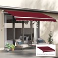 thumbnail image 2 of Outsunny 9'x8' Retractable Awning Fabric Replacement Outdoor Awning Cover, 2 of 10