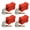 4 Pack, variant on 8 PCS Set Plug Lock Electrical Cord Plug Lockout Device Locking Safety Lock Fits 2 and 3 Prong Plugs Electrical Shutdown Service, 2 Keys Per Lock, Keyed Differ