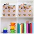 thumbnail image 6 of Yayeee Canvas Storage Basket with Handles for Shelves Fabric Bins Closet Organizer, Cartoon Citrus, 6 of 8