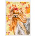 thumbnail image 1 of Yorkshire Terrier Drapeau d'Automne - Taille du Jardin, 1 of 1