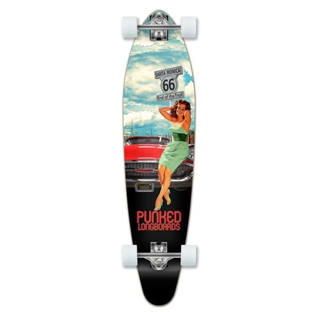 Yocaher Kicktail Longboard Complete - Route 66 Series - RTE-66 price history on PriceWatchPro