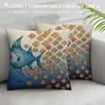 thumbnail image 3 of MLJA Many Fishes Fish Contrast Group Throw Pillow Covers Pillowcases Home Pillow Protector for Men Women, 3 of 5