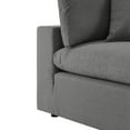 thumbnail image 5 of Modway Commix 5-Piece Outdoor Patio Sectional Sofa in Charcoal, 5 of 10