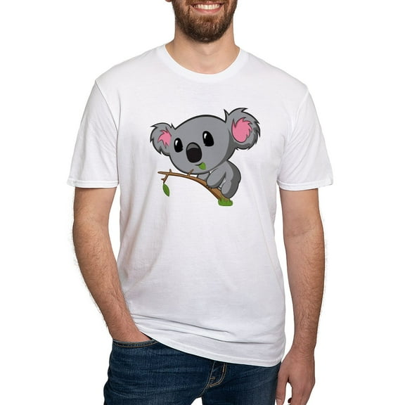 CafePress - Hungry Koala Fitted T Shirt - Fitted T-Shirt, Vintage Fit Soft Cotton Tee