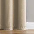 thumbnail image 5 of VCNY Home Annabelle 2-Piece Biege Solid Grommet Blackout Curtain Panel Set, 38" x 84", 5 of 5