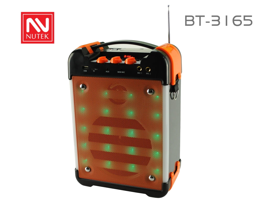 nutek portable speaker with karaoke function