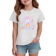thumbnail image 5 of NIEWTR Kids Girls Halloween Cartoon Character T-Shirt, Soft Cotton Ghost Print Short Sleeve Casual Autumn Daily Wear Top(9-10 Years), 5 of 7