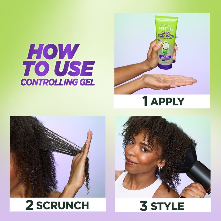 3 pack) Garnier Fructis Style Curl Scrunch Controlling Gel  display picture 2