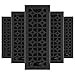 thumbnail image 2 of Imperial RG3467 Templar Decorative Floor Register, 4 x 12-Inch, Black Iron, 5-Pack, 2 of 5