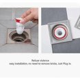 thumbnail image 5 of 4 piezas de desagües de suelo de goma a prueba de olores para ducha y baño, sin filtro, aptos para fugas en tuberías de baño y cocina. (blanco), Sunny, 5 of 5