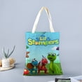 thumbnail image 2 of Lil Stompers Bolso de tela con estampado de lienzo para mujer, bolsa de compras reutilizable y estética, con cremallera interior, regalo para mujer,40*45cm., 2 of 6