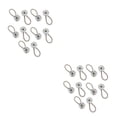 thumbnail image 3 of Matsuzay 1 Bag Shirt Collar Extender Non-irritating Rope Buckle Durable Fabric Money Elastic Replace Multifunctional Seamless Saving Neck colorido brillante 2piezas Matsuzay CBP380660, 3 of 5
