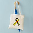 thumbnail image 4 of CafePress - MILITARY PTSD AND TBI RIBBON Tote Bag - Unisex Canvas Tote Bag, Beige, 1-Piece, 4 of 6