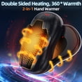 thumbnail image 6 of Hand Warmers Rechargeable,10000mAh Split-Magnetic 2 Pack Double Side Heating, Electric Hand Warmer 3 Levels Lasting Heat,Ideal Outdoor Heater Present for Camping, Hunting,Golf,Black, 6 of 8