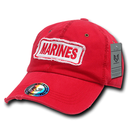 Rapid Dominance Giant Stitch Military Polo USMC Marines Baseball Hat Caps
