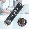 thumbnail image 4 of Adaptador de disco duro Sincero PCIE a M.2 NVME con aleta de enfriamiento Color Negro, 4 of 10