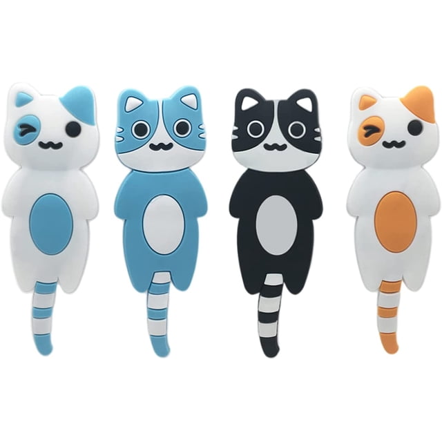 Cat Fridge Magnets Refrigerator Magnets Hook Clips Office Magnets for Whiteboard, Refrigerator, Map and Calendar(#7)
