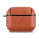thumbnail image 2 of Funda de cuero para auriculares Funda profesional Mosquetón de metal a prueba de golpes Visual Mujer Hombre Regalo Reemplazo para Airpods 3 Marrón claro Methold EL005099-03, 2 of 2