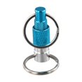 thumbnail image 4 of Portable Keychain with Detachable Metal Key Ring For 360° Rotation Dual Ring Buckle light blue, 4 of 7