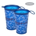 thumbnail image 2 of 2 Pcs 200ml Gobelet Pliable Doux pour Sports Extérieurs Randonnée Cyclisme Camping Course, 2 of 8