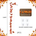 thumbnail image 7 of Coolmade 2 Pack 19.6ft Fall Decor for Home Thanksgiving Decorations Lighted Fall Garland Maple Leaves with 20 LED Battery Operated Indoor Outdoor String Lights Garland Autumn Harvest Party Décor, 7 of 7
